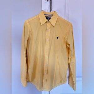 Ralph Lauren Men's Yellow Dress Shirt